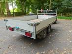 hapert dubbelas plateau 2ton 2.85/1.65m alle papieren, Auto diversen, Aanhangers en Bagagewagens, Ophalen, Gebruikt