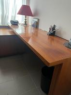 Bureau en bois massif, Bellotti, avec cube de rangement, Ophalen, Zo goed als nieuw, Bureau