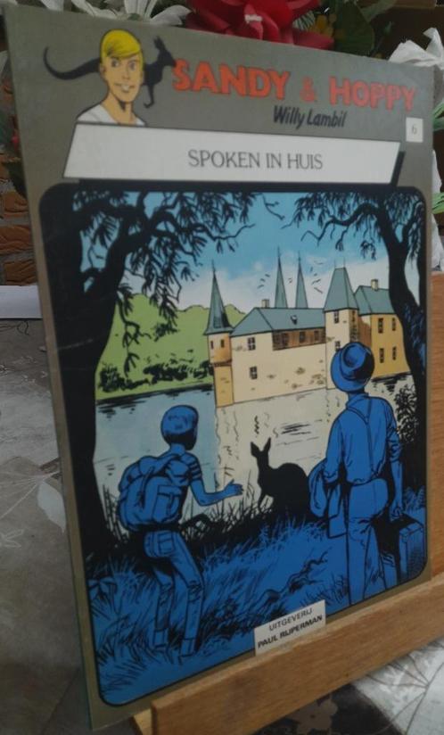 Van de tekenaar van de blauwbloezen Sandy en hoppy nr 6, Boeken, Stripverhalen, Zo goed als nieuw, Eén stripboek, Ophalen of Verzenden
