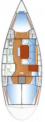 Bavaria 36/3 Voilier 3 cabines couchages + sdb, Watersport en Boten, Kajuitzeilboten en Zeiljachten, Ophalen, Diesel, Zo goed als nieuw