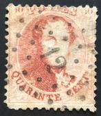 1863. Leopold l. L12. N:16A., Postzegels en Munten, Met stempel, Gestempeld, Koninklijk huis, Ophalen of Verzenden