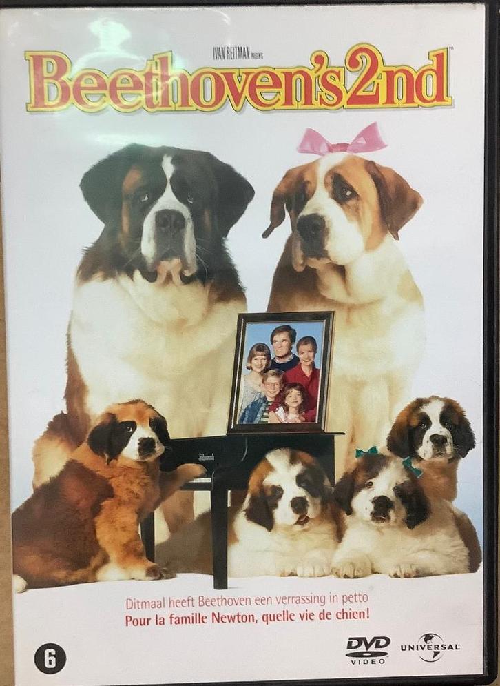 Beethoven's 2nd (1993) Dvd, Cd's en Dvd's, Dvd's | Komedie, Gebruikt, Vanaf 6 jaar, Ophalen of Verzenden