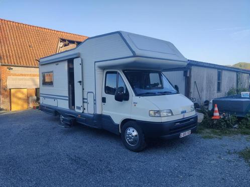Camping car Fiat, Caravans en Kamperen, Mobilhomes, Particulier, tot en met 5, Fiat, Diesel, 6 tot 7 meter, Douche, Ophalen