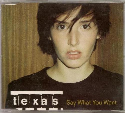 TEXAS - SAY WHAT YOU WANT  MAXI CD SINGLE (SHARLEEN SPITERI), Cd's en Dvd's, Cd Singles, Gebruikt, Pop, 1 single, Maxi-single
