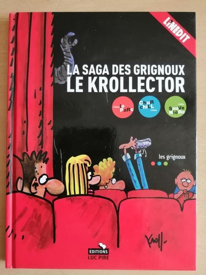 La saga des Grignoux Le Krollector de Pierre Kroll E.O.2008, Boeken, Humor, Zo goed als nieuw, Cartoons, Ophalen of Verzenden