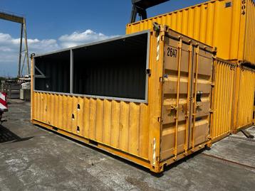Container werkbak, Enlèvement