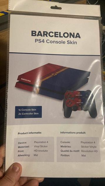 Le skin de la console PS4 de Barcelone n'a pas été ouvert 