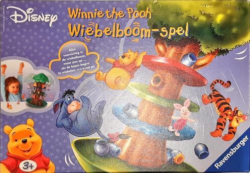 Winnie The Pooh Wiebelboom spel, Hobby en Vrije tijd, Gezelschapsspellen | Overige, Zo goed als nieuw, Een of twee spelers, Drie of vier spelers
