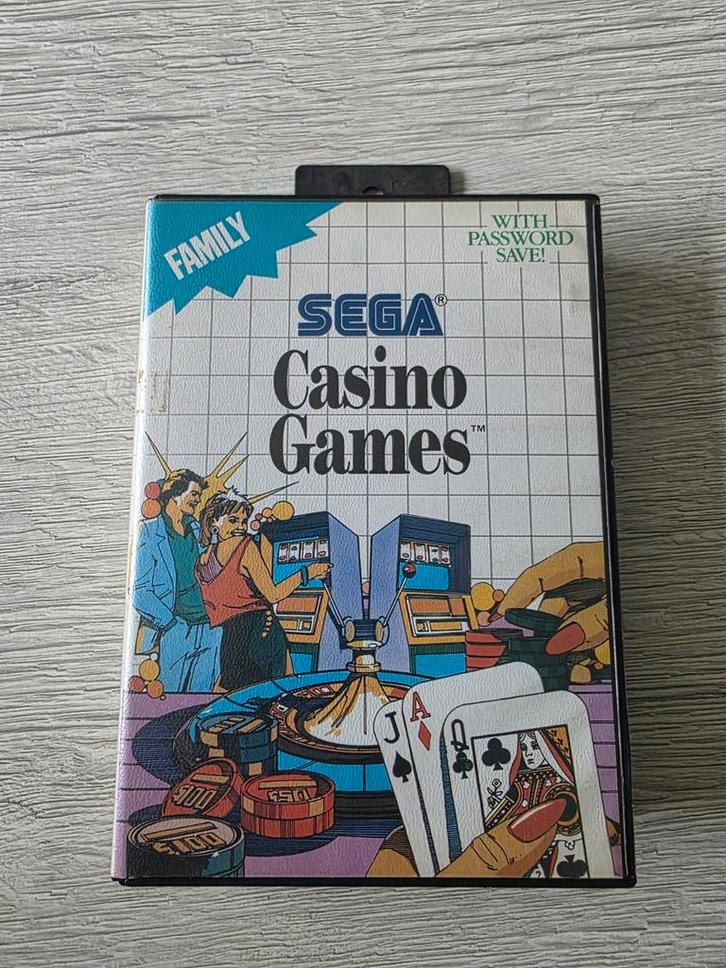Casinospellen - Sega Master System, Games en Spelcomputers, Games | Sega, Gebruikt, Master System, Overige genres, 1 speler, Ophalen of Verzenden