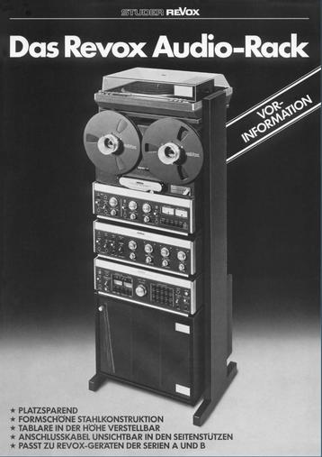Revox volledig rack beschikbaar voor biedingen