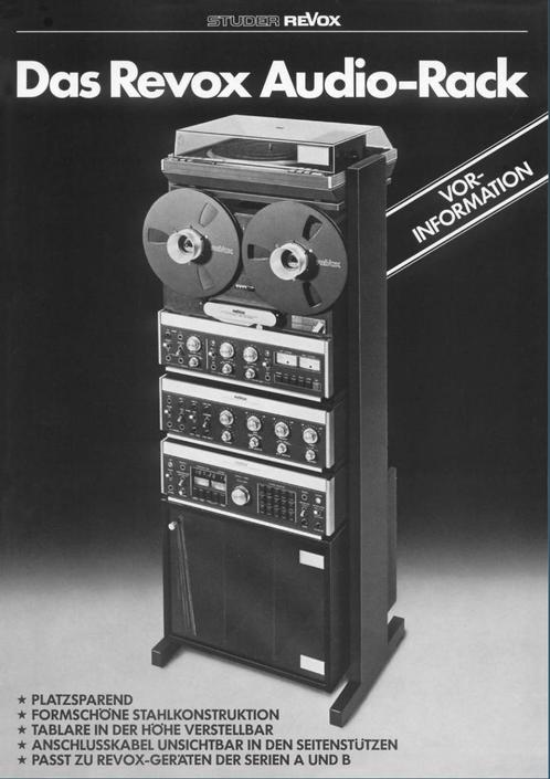 Revox volledig rack, Audio, Tv en Foto, Bandrecorder, Met banden, Ophalen