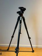 Manfrotto MK190X3-3W1 + 804 II 3-Way Head + hoes, Enlèvement ou Envoi, Comme neuf, Rotule