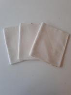 antieke handdoek/serviet, 3 stuks, damast, Enlèvement ou Envoi, Comme neuf, Blanc, Torchon ou Serviette
