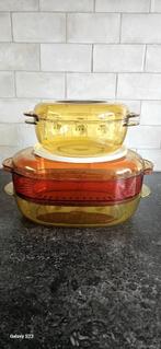 Tupperware set microplus, Ophalen of Verzenden, Gebruikt, Geel, Bak of Kom