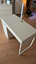 Ikea witte bureau, Ophalen, Gebruikt, Bureau