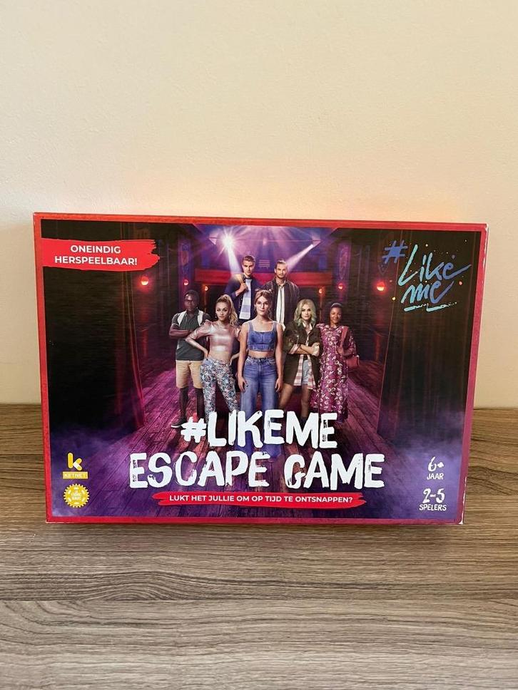 #LikeMe Escape Game, Hobby en Vrije tijd, Gezelschapsspellen | Kaartspellen, Zo goed als nieuw, Vijf spelers of meer, Ophalen of Verzenden