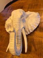 Tête Elephant en résine, Antiquités & Art, Art | Sculptures & Bois