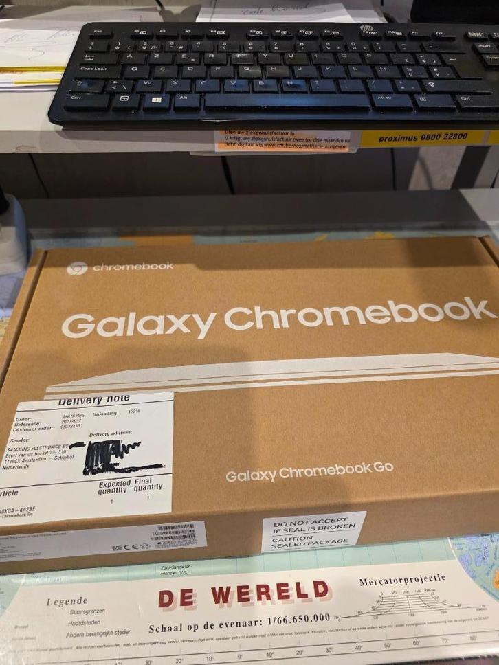 NOTEBOOK GALAXY NOTEBOOK CHROME  NIEUW  (SAMSUNG), Computers en Software, Chromebooks, Nieuw, 11 inch, 4 GB of minder, 64 GB, Azerty