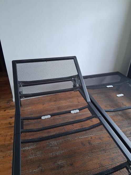 Auping Original dubbel bed, Huis en Inrichting, Slaapkamer | Bedden, Gebruikt, Tweepersoons, Overige maten, 210 cm, Metaal, Zwart