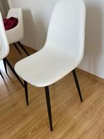 6 Eetkamerstoelen - Boucle/teddy stof, Huis en Inrichting, Stoelen, Ophalen, Zo goed als nieuw, Stof, Vijf, Zes of meer stoelen