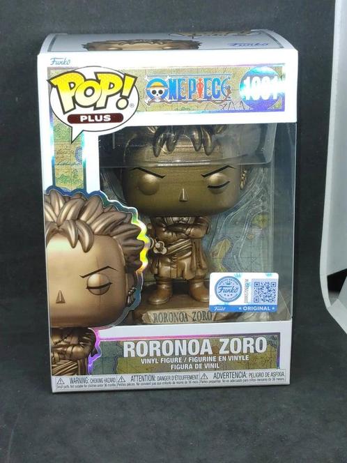 Funko popfiguur Roronoa Zoro bronzen beeld 1901 uit één stuk, Verzamelen, Beelden en Beeldjes, Ophalen of Verzenden