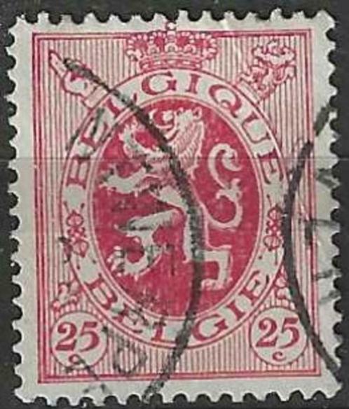 Belgie 1929/1932 - Yvert 282 - Heraldieke leeuw (ST), Postzegels en Munten, Postzegels | Europa | België, Gestempeld, Gestempeld