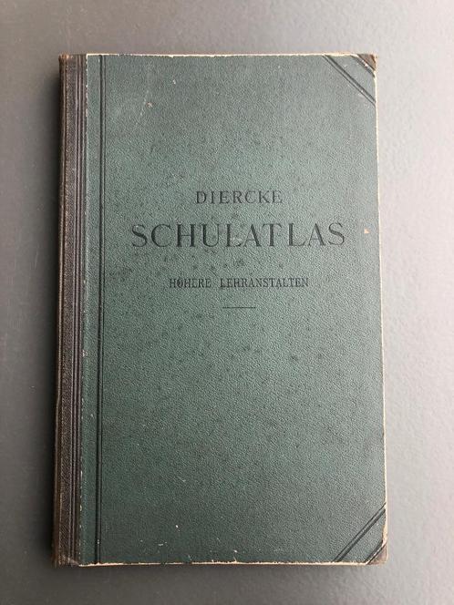Diercke schulatlas Atlas fur hohere lehranstalten (1914), Boeken, Atlassen en Landkaarten, Ophalen