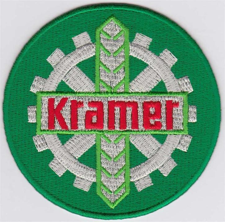 Kramer tractor stoffen opstrijk patch embleem, Verzamelen, Automerken, Motoren en Formule 1, Nieuw, Verzenden