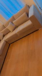 Fauteuil/Canapé Beige en U très spacieux, Ophalen, Zo goed als nieuw