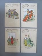 Set 8 kaarten Illustrator Flori van Acker feest Brugge 1907, Verzamelen, Verzenden, Voor 1920, Ongelopen, West-Vlaanderen