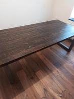 Mahonie Houten eettafel, Huis en Inrichting, Tafels | Eettafels, Ophalen of Verzenden, Zo goed als nieuw