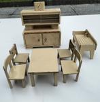 Vintage Houten Keukentje / Poppenhuis Meubilair - Een Tijdlo, Ophalen of Verzenden, Gebruikt, Poppenhuis