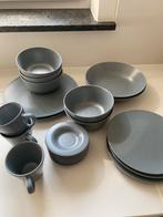 Ikea grijs servies, aanvulling, Huis en Inrichting, Keuken | Servies, Ophalen, Zo goed als nieuw, Bord(en)
