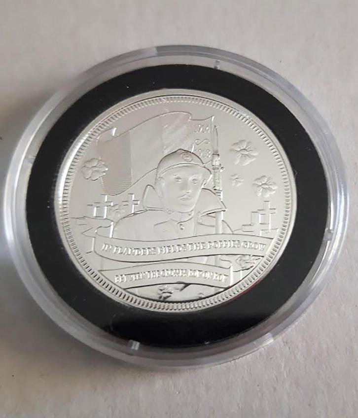 Belgische Munthuis '2014 '100 jaar Groote Oorlog' herdenking, Postzegels en Munten, Munten | België, Losse munt, Verzilverd, Zilver