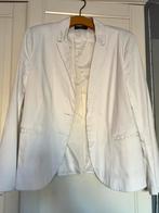 Blazer wit XL Stradivarius, Kleding | Dames, Jasjes, Kostuums en Pakken, Ophalen, Zo goed als nieuw, Wit