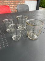 4 glazen kruidenpotten, Ophalen of Verzenden, Zo goed als nieuw