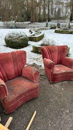 Vieux fauteuils moisis à restaurer - urgent, Maison & Meubles, Fauteuils, Enlèvement, Utilisé