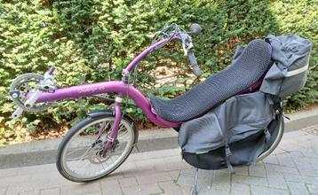 Ligfiets Challenge Hurricane plus fietstassen., Enlèvement, Utilisé, Guidon haut, Challenge