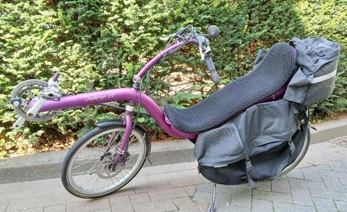 Ligfiets Challenge Hurricane plus fietstassen., Fietsen en Brommers, Fietsen | Ligfietsen, Gebruikt, Challenge, Bovenstuur, Ophalen