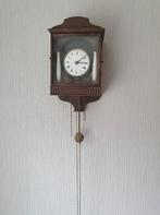 Horloge murale française ancienne - 1897 - horloge en bois, Enlèvement ou Envoi