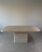 Eettafel travertin (nieuwstaat), Nieuw, Overige materialen, 100 tot 150 cm, 150 tot 200 cm