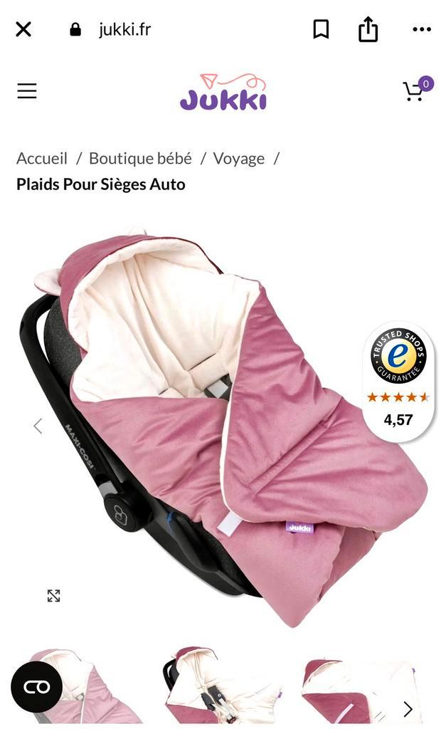 JUKKI oorkaphoes autostoeltje 0 tot 12 maanden, Kinderen en Baby's, Dekens, Slaapzakjes en Inbakerproducten, Zo goed als nieuw