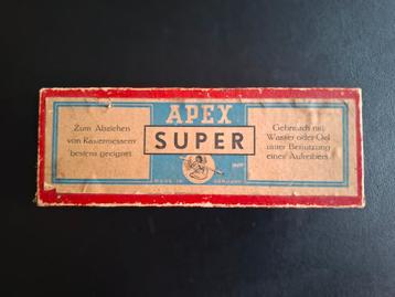 Vintage APEX SUPER slijpsteen beschikbaar voor biedingen
