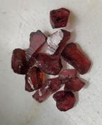 Granaat rode kristallen 10 stuks uit India (2), Verzamelen, Ophalen of Verzenden, Mineraal