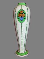 Vaas Boch Catteau '1923 Keramis 45,5cm Rosa., Ophalen