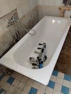 Baignoire encastrable en métal émaillé avec accessoires, Maison & Meubles, Salle de bain | Meubles de Salle de bain, Enlèvement ou Envoi