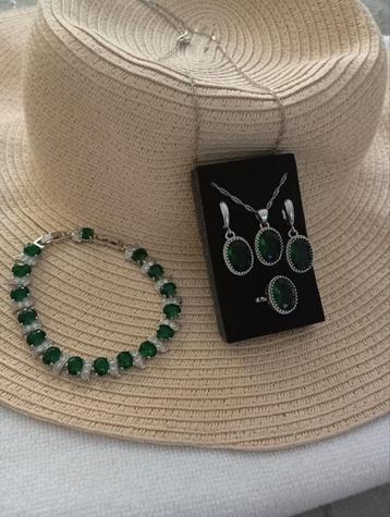 Verzilverde set 925 beschikbaar voor biedingen