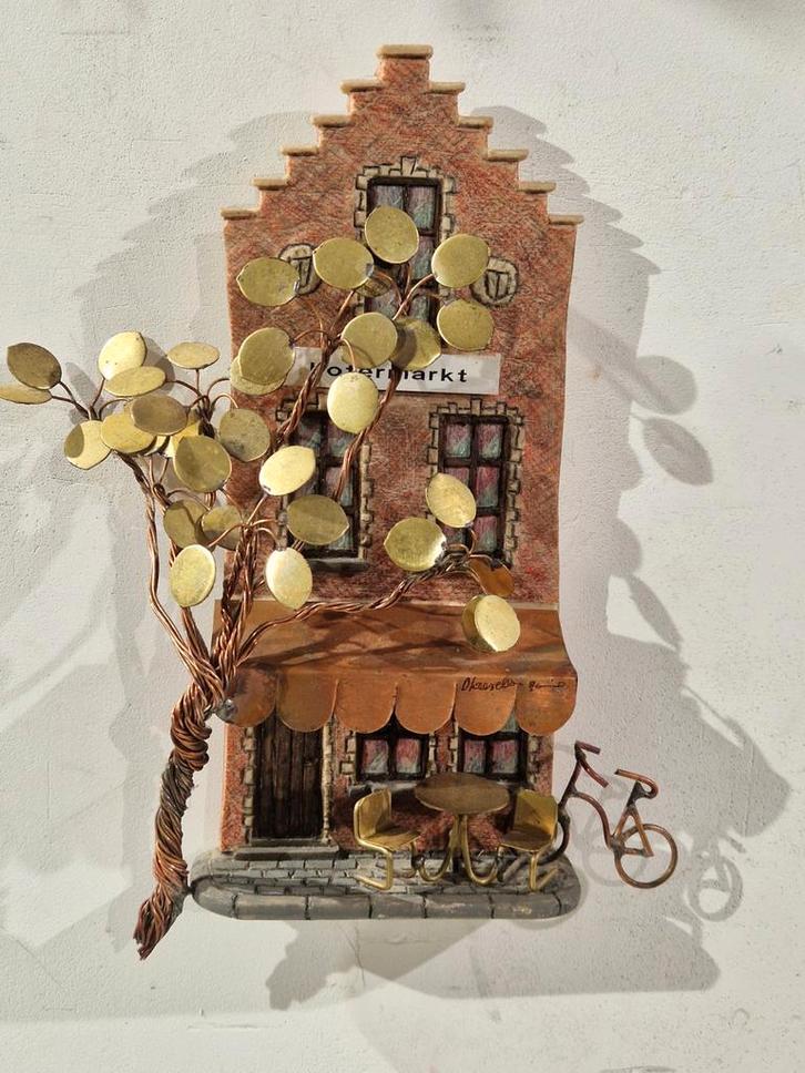 Daniel d'Haeseleer .
De Botermarkt , terras fiets boom, Hobby & Loisirs créatifs, Estampage, Enlèvement ou Envoi