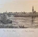 Lithografie ‘Rede van Antwerpen’ - Daniël Winkelmans, Antiek en Kunst, Kunst | Litho's en Zeefdrukken, Ophalen of Verzenden