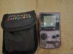 Gameboy couleur violet clair [défaut] avec batterie piranha, Enlèvement ou Envoi, Ne fonctionne pas, Game Boy Color, Avec housse de protection ou sac